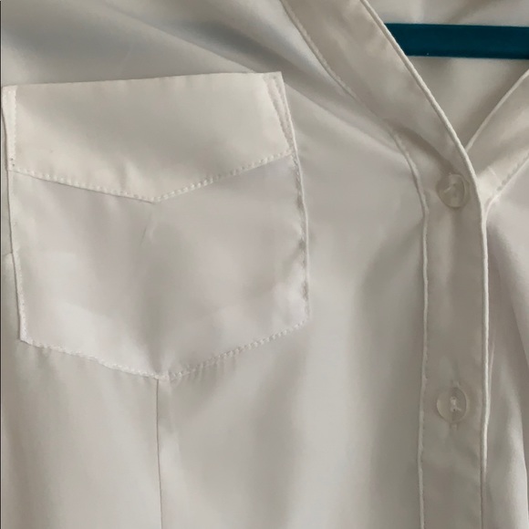 Sheer white button down - Picture 4 of 4